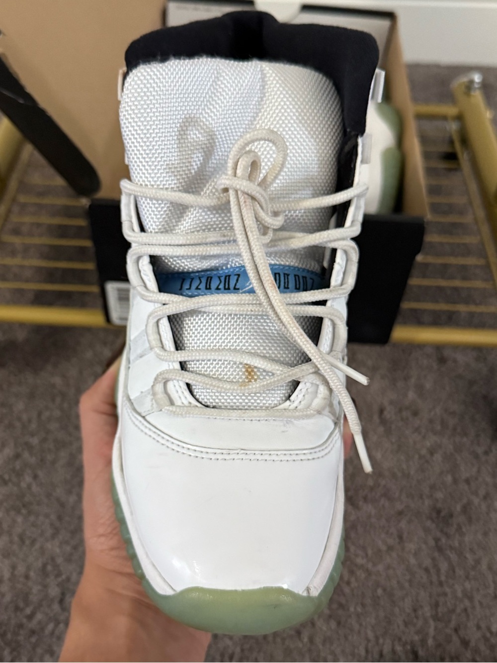 Nike Air Jordan 11 Retro “Legend Blue” 2014 GS 4.5Y / Women’s 6 w/ Original Box - Picture 3 of 8